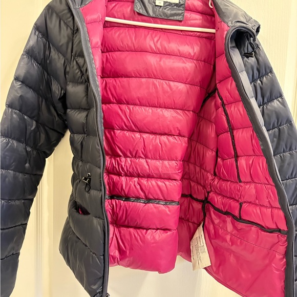 DKNY Women's Dark Blue Puffer Coat - Picture 6 of 9